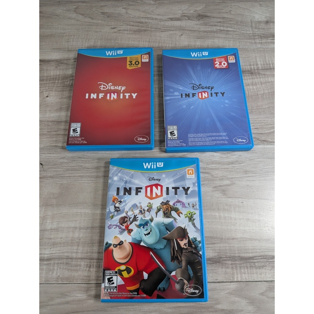 Disney Infinity Game Only For Wii Lot Of 3 Video Games